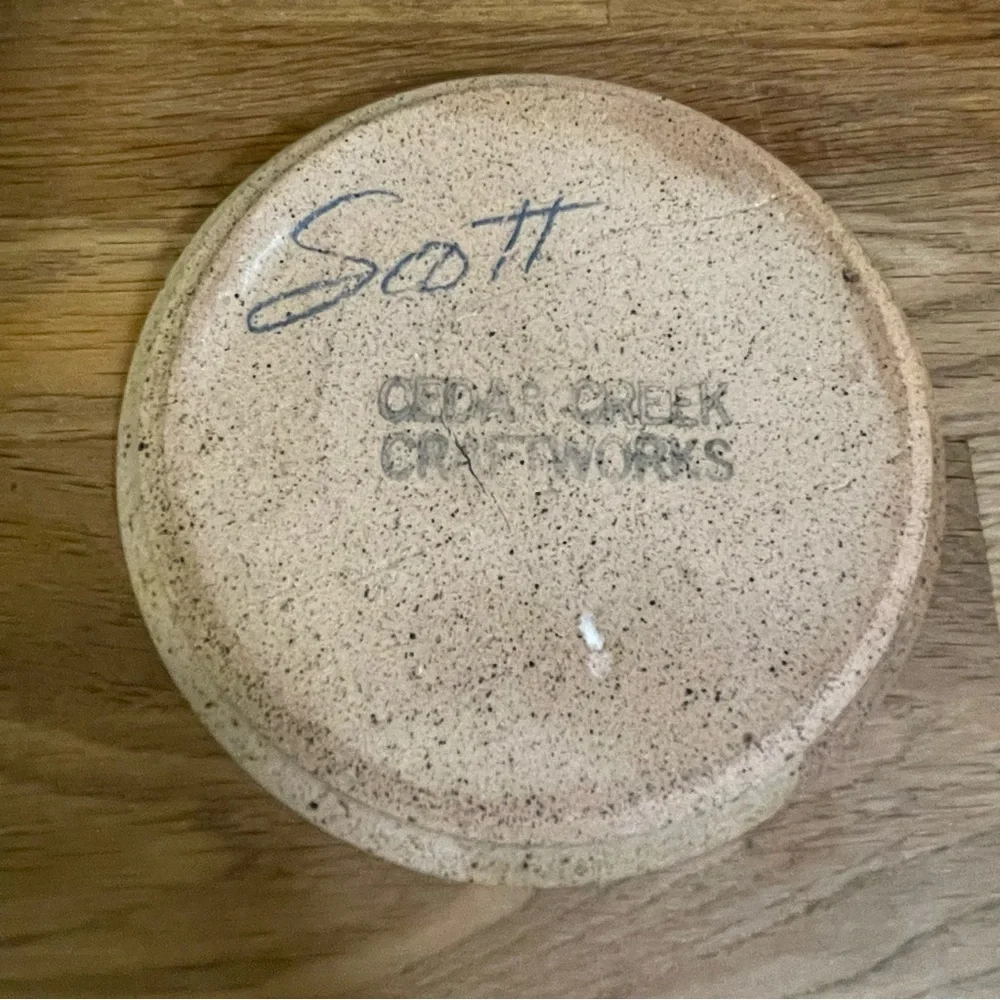 Cedar Creek Craftworks Stoneware Soap Dish Set